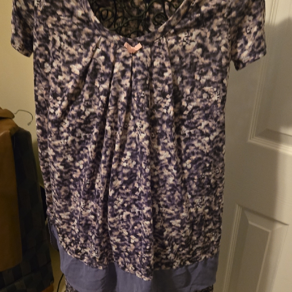 Simply Vera Vera Wang Sz Sm Pajamas In Pink and Purple